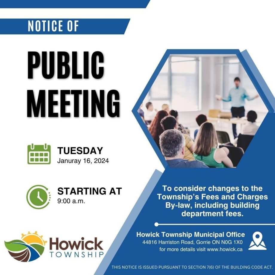 Notice of Public Meeting