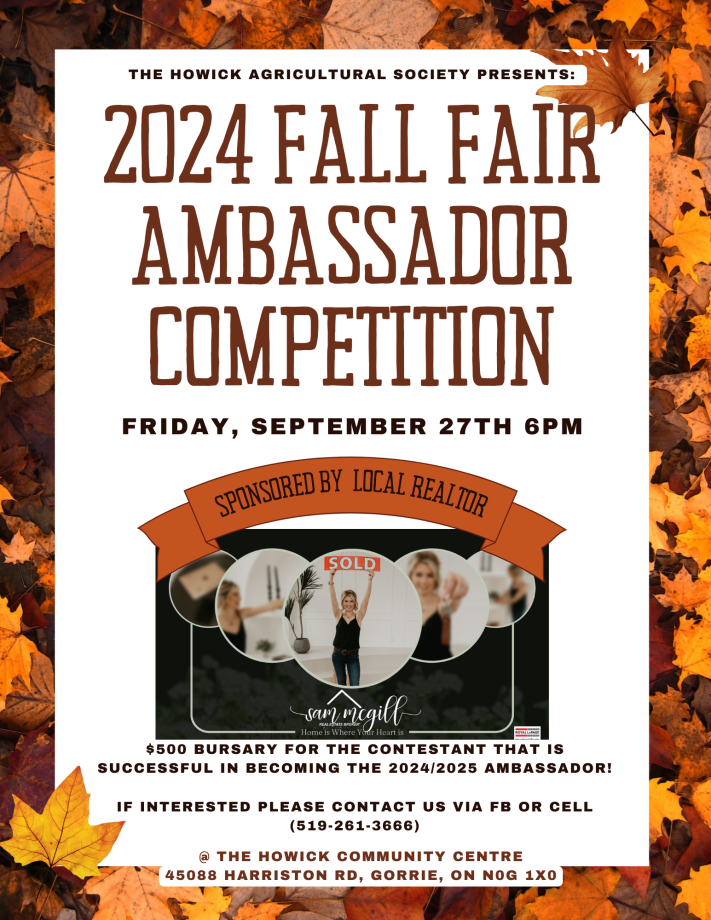 Orange and Red Autumn Leaf Border Fall Festival Event Flyer 1