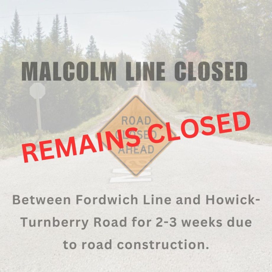 Malcolm Line Closed