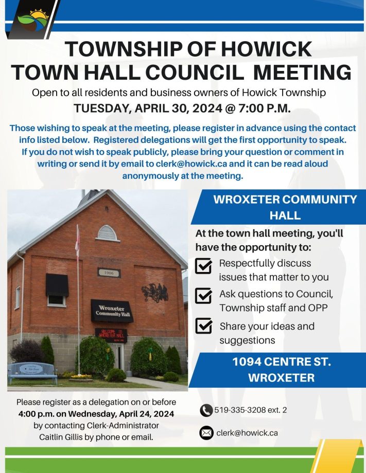 Town Hall Meeting Flyer