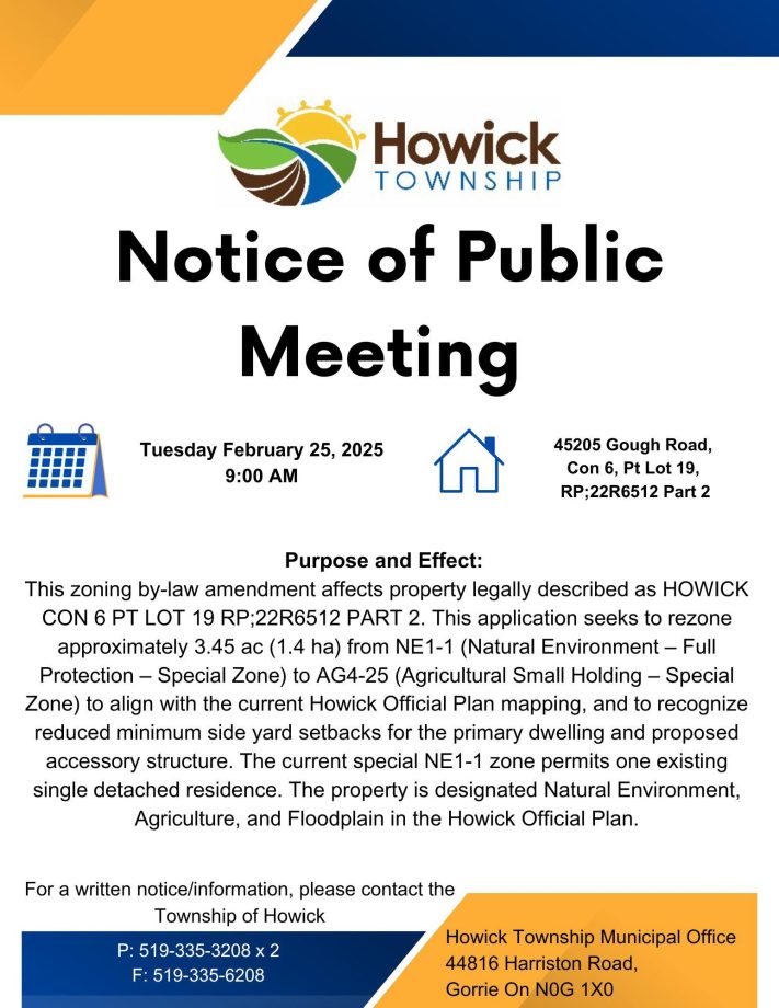 Notice of Public Meeting February 2025