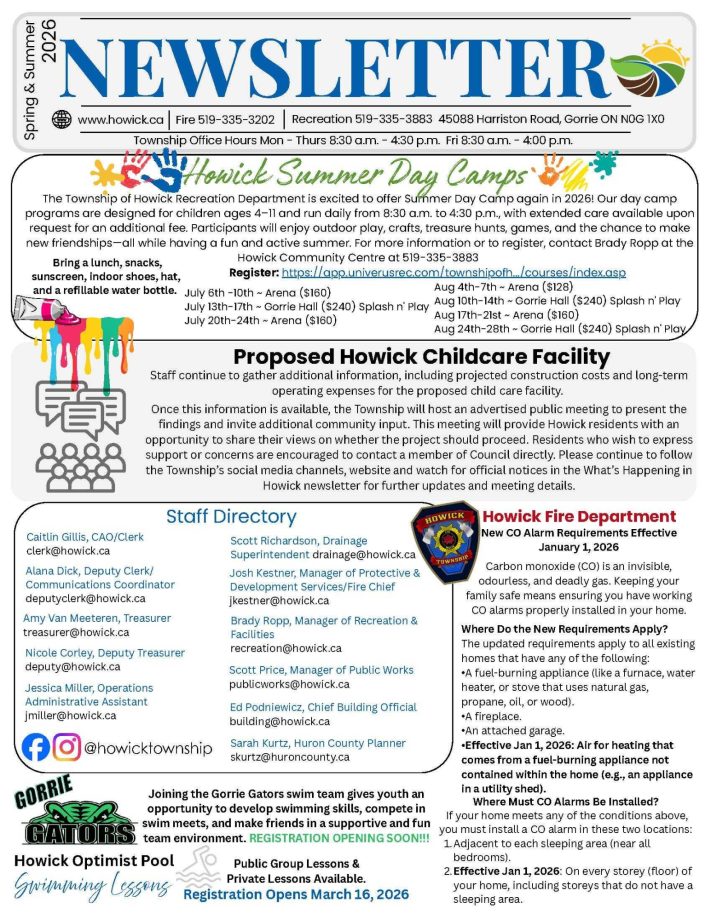 Spring Summer Newsletter 2026 Page 2